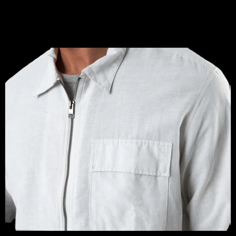 Jack & Jones Life Linen Shirt Ls One Pocket White Vit Outlet