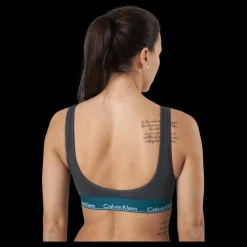 Calvin Klein Lift Bralette Charcoal Heather_topaz Gemston Svart Hot