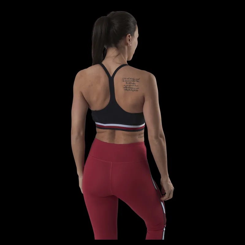 New Tommy Hilfiger Sport Light Intensity Gb Stp Racer Bra Blue Blå