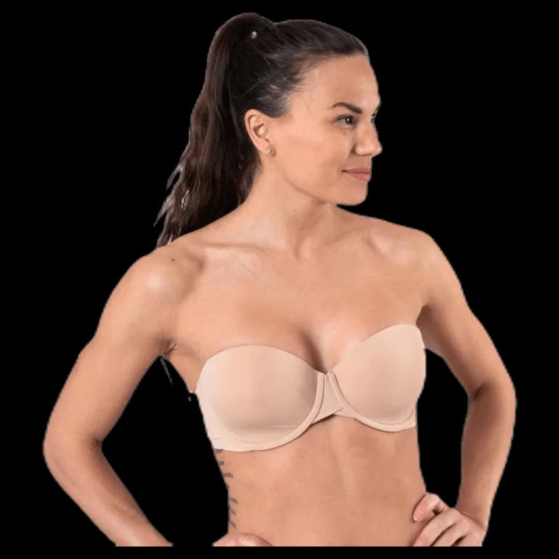 Calvin Klein Light Lined Strapless Beige Outlet