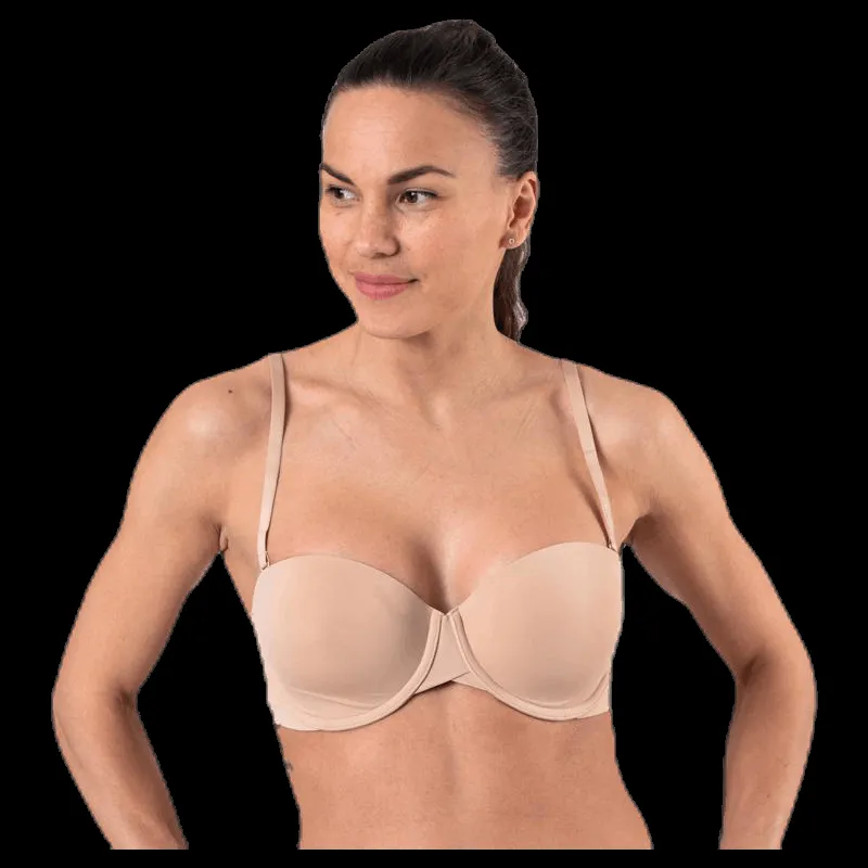 Calvin Klein Light Lined Strapless Beige Outlet