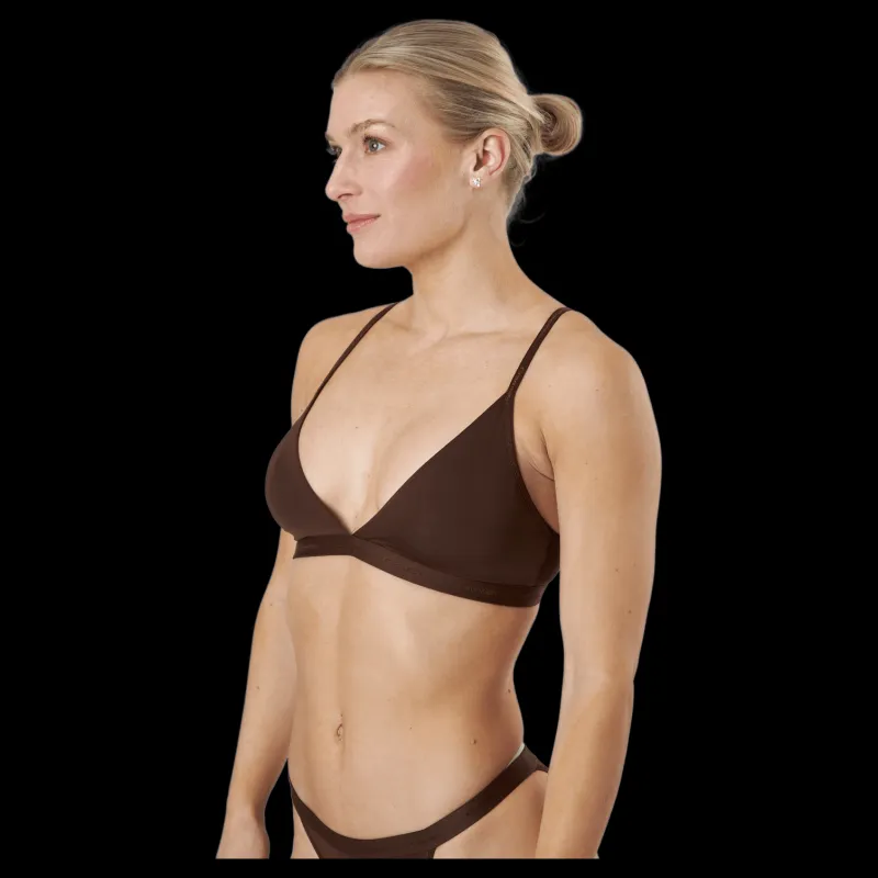 Calvin Klein Light Lined Triangle Umber Brun Hot