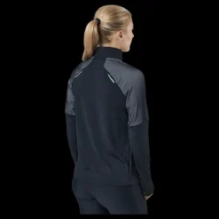 2XU Light Speed 1/2 Zip Black/silver Reflective Blå