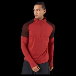 2XU Light Speed 1/2 Zip Chilli Oil/black Reflective Röd Hot