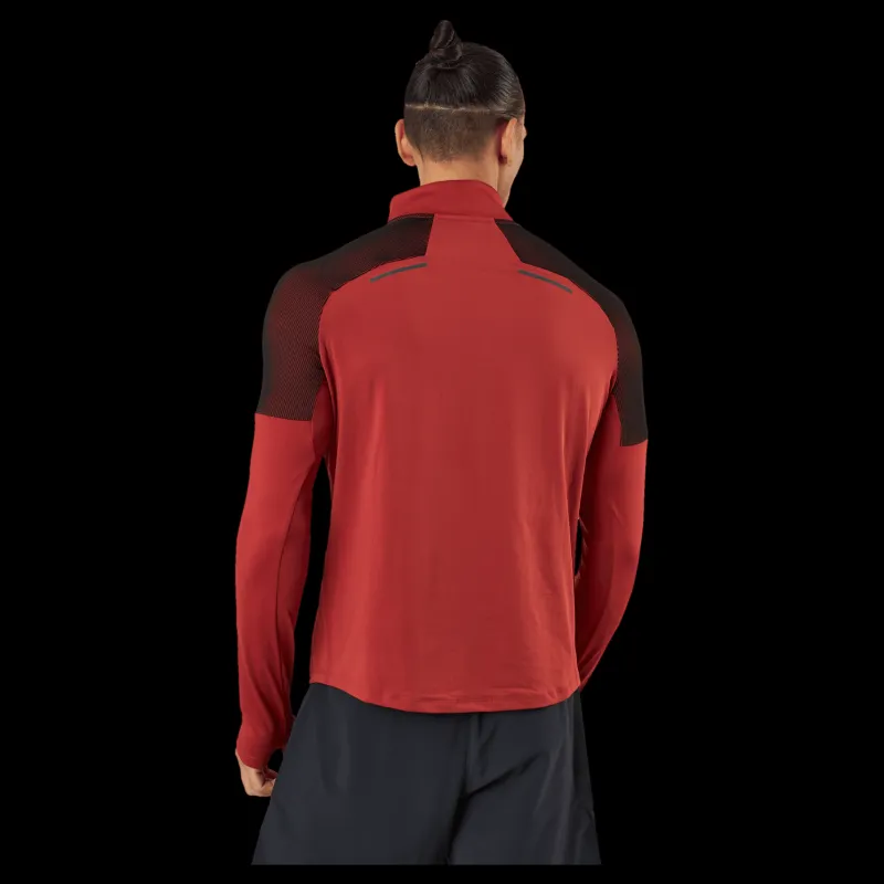 2XU Light Speed 1/2 Zip Chilli Oil/black Reflective Röd Hot