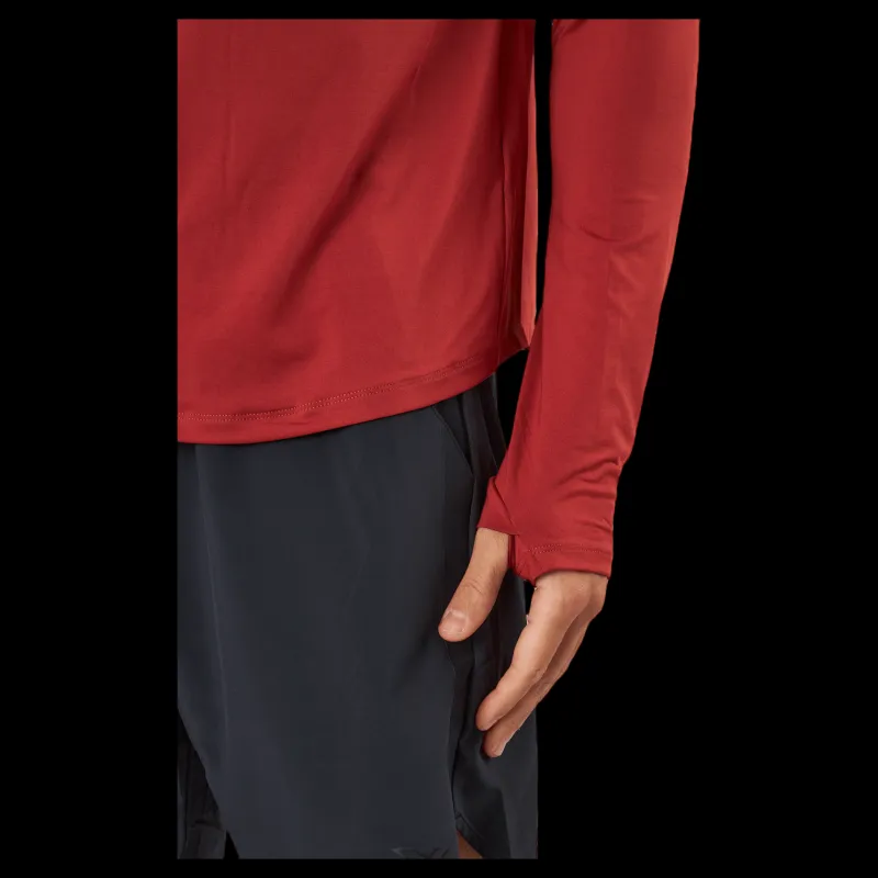 2XU Light Speed 1/2 Zip Chilli Oil/black Reflective Röd Hot