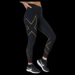 Discount 2XU Light Speed Mid-Rise Compression Black/Gold Svart och Guld