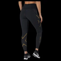 Discount 2XU Light Speed Mid-Rise Compression Black/Gold Svart och Guld