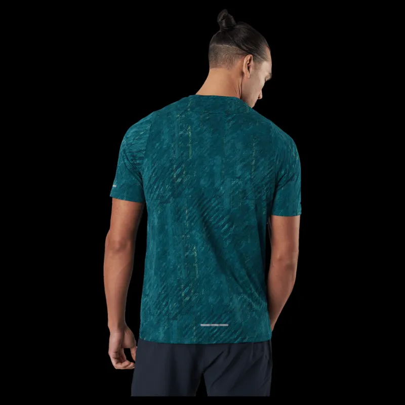 2XU Light Speed Tee Glitch Check/silver Reflective Turkos Discount