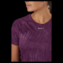 Outlet 2XU Light Speed Tee Wavy Daze/silver Reflective Lila