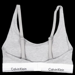 New Calvin Klein Lightly Lined Bralette Grey Grå