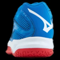 Mizuno Lightning Star Z6 Junior French Blue / White / Fiery Re Blå