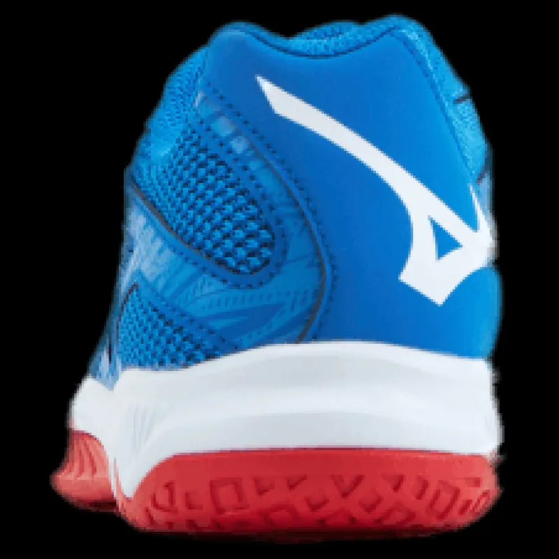 Mizuno Lightning Star Z6 Junior French Blue / White / Fiery Re Blå