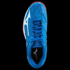 Mizuno Lightning Star Z6 Junior French Blue / White / Fiery Re Blå