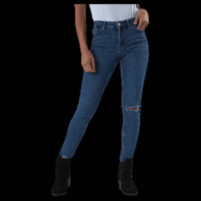 Hot Pieces Lili Slim Mw Cr Dest Blue Blå
