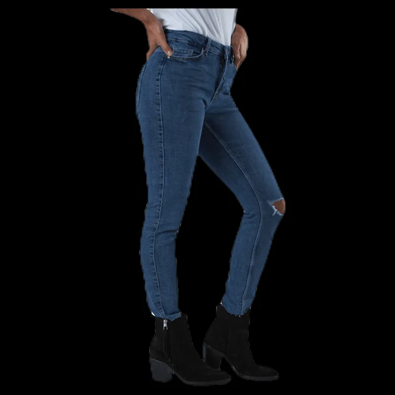 Hot Pieces Lili Slim Mw Cr Dest Blue Blå