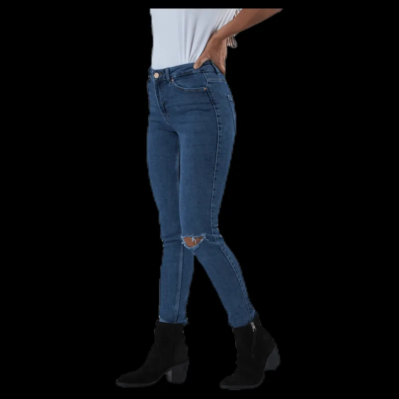 Hot Pieces Lili Slim Mw Cr Dest Blue Blå