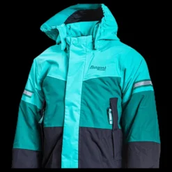 Outlet Bergans of Norway Lilletind Insulated Kids Jacket Green/Grey Grön och Grå