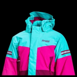 Bergans of Norway Lilletind Insulated Kids Jacket Pink/Green Rosa och Grön Outlet