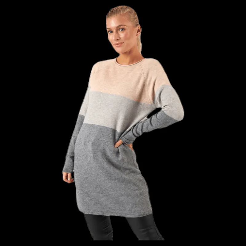 Only Lillo L/S Dress Knt Red Röd Best