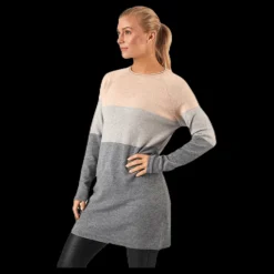 Only Lillo L/S Dress Knt Red Röd Best