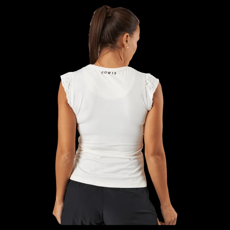 Clearance BOW19 Lily Tee Offwhite Vit