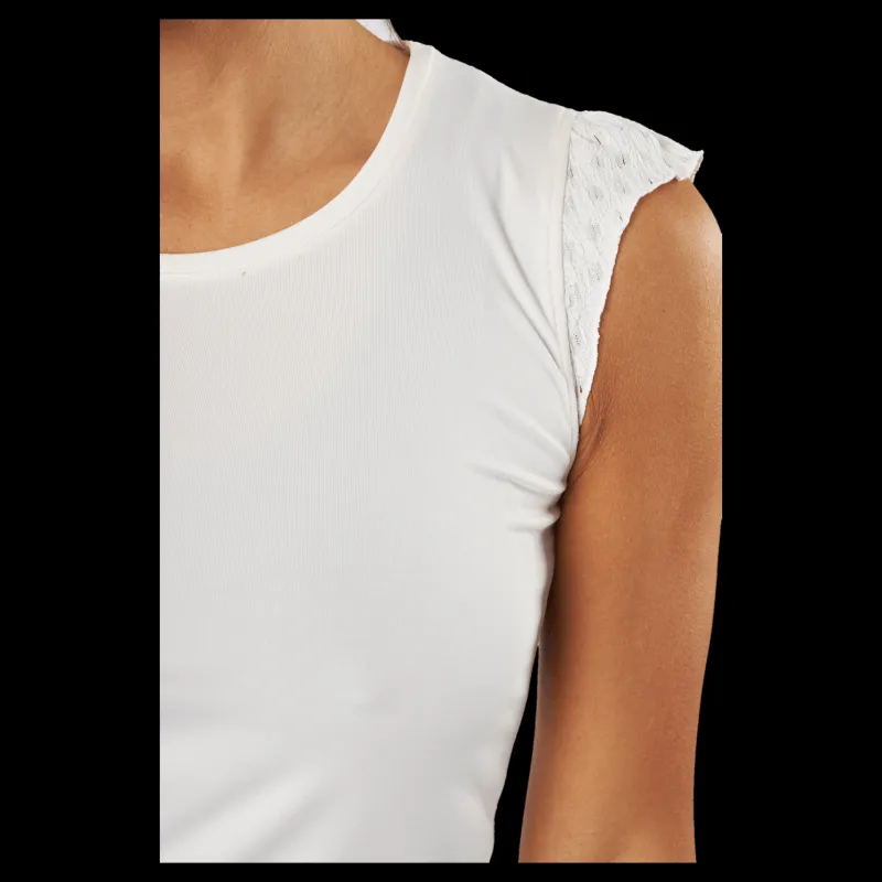 Clearance BOW19 Lily Tee Offwhite Vit