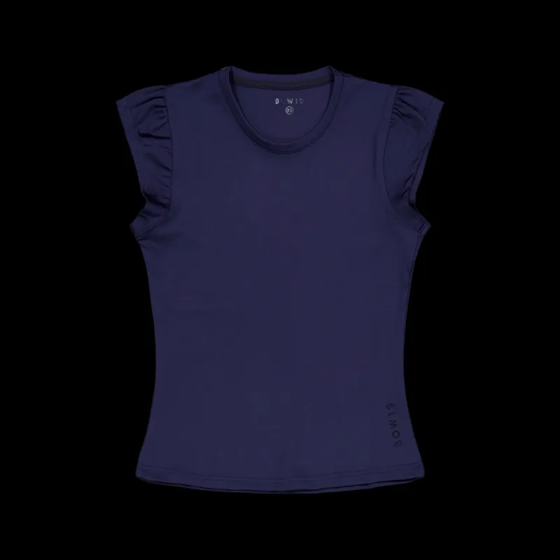 BOW19 Lily Top Navy Blå Best