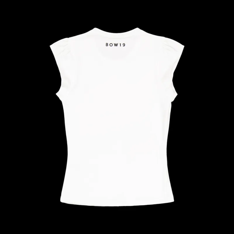 Clearance BOW19 Lily Top Off-white Vit
