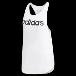 Best adidas Linear Loose Tank White/Black Vit