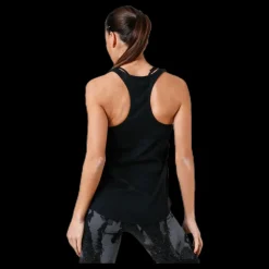 Clearance adidas Linear Loose Tank White/Black Svart