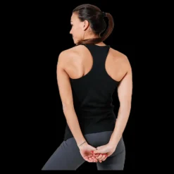 Sale adidas Linear Slim Tank White/Black Svart
