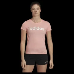 Best adidas Linear Slim Tee Pink Rosa