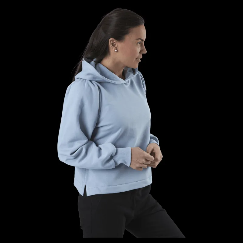 Pieces Linley Ls Hoddie Sweat Bc Blue Blå Discount