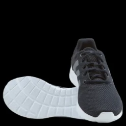 Best adidas LITE RACER CLN 2.0 SHOES Carbon / Iron Metallic / Core Black Svart