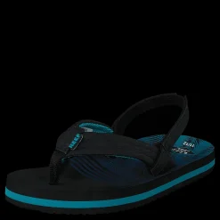 Discount Reef Little Ahi Aqua Palms Svart