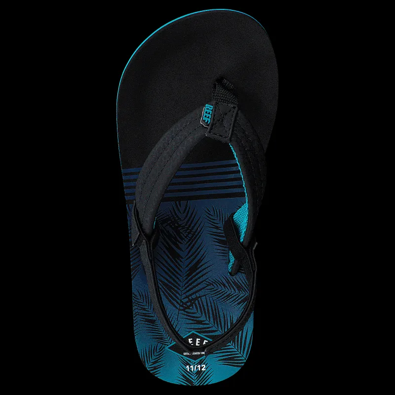 Discount Reef Little Ahi Aqua Palms Svart