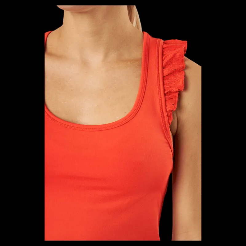 BOW19 Liv Tank Top Red Orange
