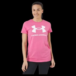 Online Under Armour Live Sportstyle Graphic Ssc Bubble Gum / / White Rosa