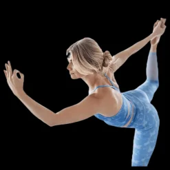 BLACC Live Tights Blue Blå Sale
