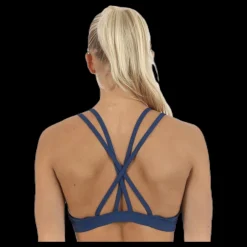 Reebok Lm Hero Strappy Bra- Padded Blue Blå Discount