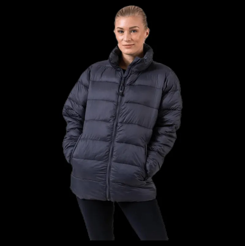 Kappa Logo Amby Padded Jacket Grey Svart