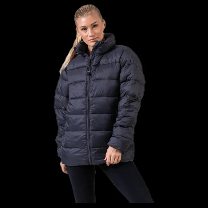 Kappa Logo Amby Padded Jacket Grey Svart