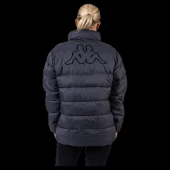 Kappa Logo Amby Padded Jacket Grey Svart