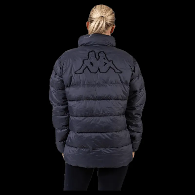 Kappa Logo Amby Padded Jacket Grey Svart
