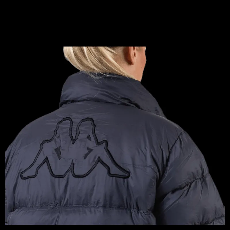 Kappa Logo Amby Padded Jacket Grey Svart