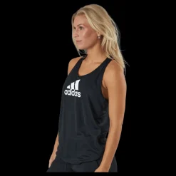 adidas Logo Sport Tank Top Black / White Svart Online