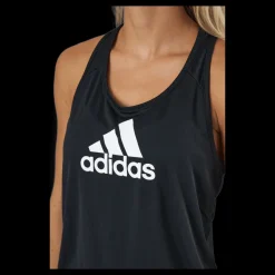 adidas Logo Sport Tank Top Black / White Svart Online