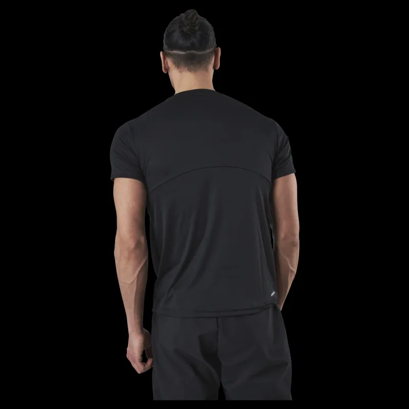 adidas Logo Sport T-Shirt Black / White Svart Outlet