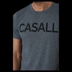 Sale Casall Logo Tee Grey Grå